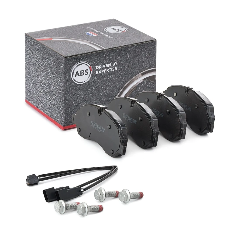 Image of A.B.S. 35075 Brake pad set incl. wear warning contact Brake Pad Set,disc brake (402)