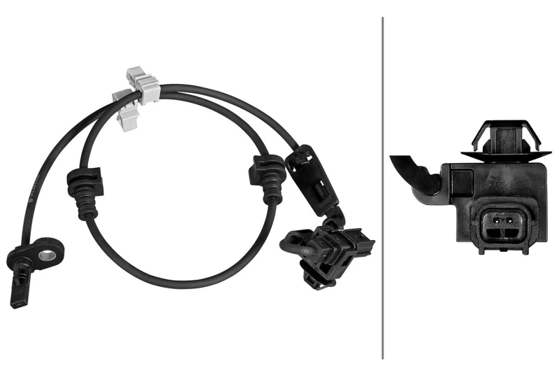 Image of HELLA ABS sensor HELLA 6PU 358 218-661
