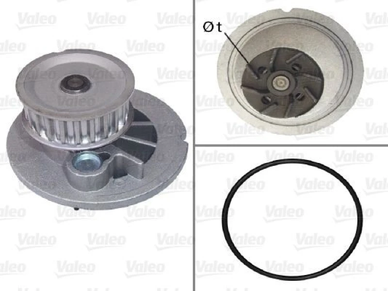 Image of Water pump VALEO 506703