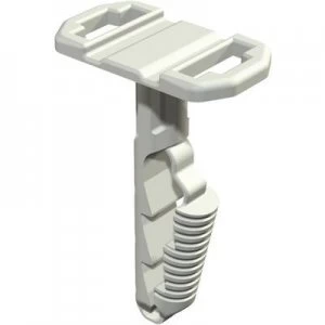 image of Cable mount brickwork plug fit Light grey OBO Bettermann 235.1609