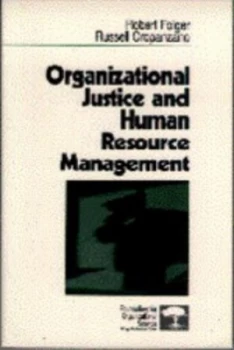 Image of Organizational Justice and Human Resource Management by Robert Folger Book