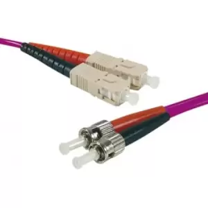 Image of Hypertec 391753-HY fibre optic cable 5m SC ST OM3 Purple