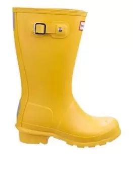 Image of Hunter Hunter Original Kids Wellington Boots, Yellow, Size 11 Younger