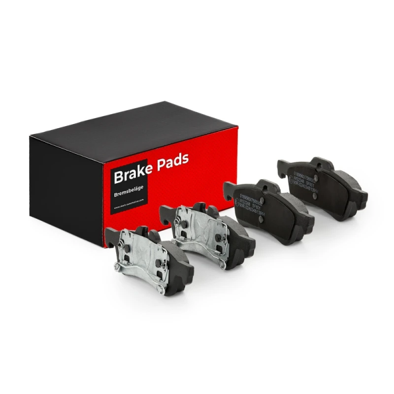 Image of STARK SKBP-0010267 Brake pad set Rear Axle, excl. wear warning contact, without accessories Brake Pad Set,disc brake (402)