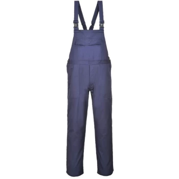 Image of Portwest - FR37NARM - sz M Bizflame Pro Bib and Brace - Navy