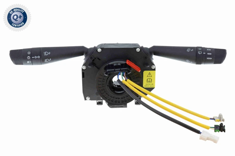 Image of VEMO V24-80-1481 Steering Column Switch with sensor, with airbag clock spring, Q+, original equipment manufacturer quality MADE IN GERMANY Steering C