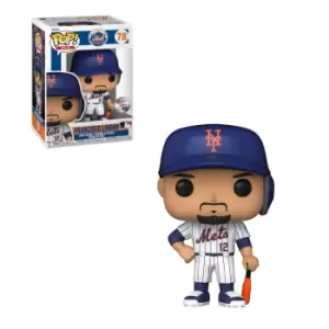 image of MLB POP! Sports Vinyl Figure Mets - Francisco Lindor (Home Jersey) 9 cm