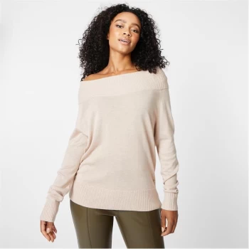 Image of Biba BIBA Angelina Bardot Knitted Jumper - oatmeal