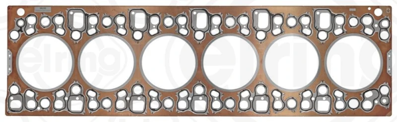 Image of ELRING 698.332 Head Gasket 1,15mm, Metal Elastomer Gasket Gasket,cylinder head (318)