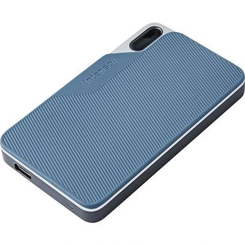 Image of Intenso Intenso TX100 500 GB External SSD hard drive USB-C USB 3.2 (Gen 1) Grey-blue 3826450 3826450