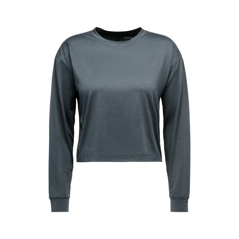 Image of Womens long sleeve T-Shirt Black Diamond Circuit Noir Female XS