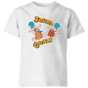 Image of The Flintstones Squad Goals Kids T-Shirt - White - 11-12 Years