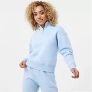 Image of USA Pro Quarter Zip Top Womens - Blue