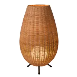 Image of Colin Cottage Table Lamp - Ø30cm - 1xG9 - Light Wood