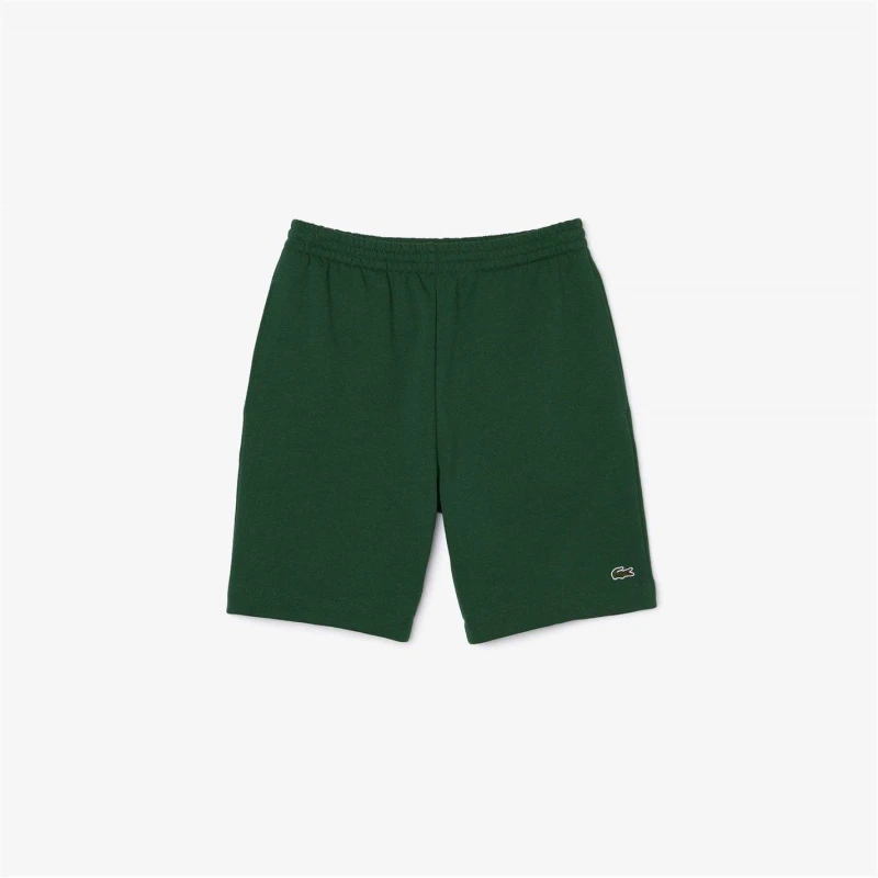 Image of Lacoste Mens Basic Fleece Shorts Green 132 male XL