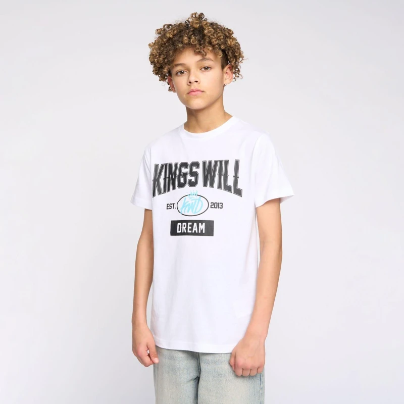 Image of Kings Will Dream Knockout T-Shirt White male 11-12