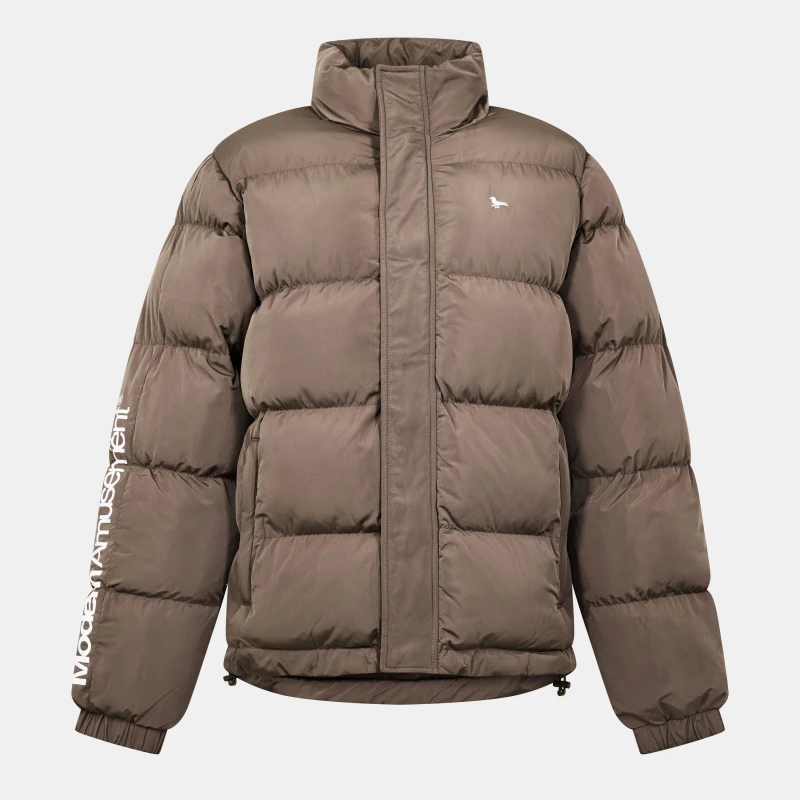 Image of Modern Amusement Mens Weather-Resistant Medium Puffer Jacket Hard Nut male Small