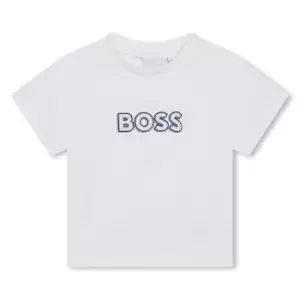 Image of Boss Lrg Lgo Tee Bb32 - White