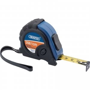 Image of Draper Professional Measuring Tape Imperial & Metric 10ft / 3m 16mm