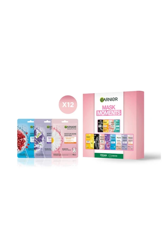 Image of Garnier Womens 12 Days of Maskmas Multicolor Female