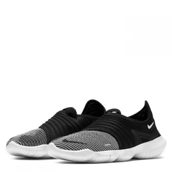 image of Nike Free Run FlyKnit 3.0 Trainers Ladies - Black/White