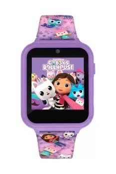 image of Tikkers Gabbys Dollhouse Purple Printed Interactive Watch - Plastic