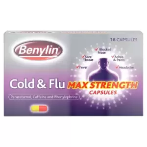 Image of Benylin Cold & Flu Max Strength Capsules 16
