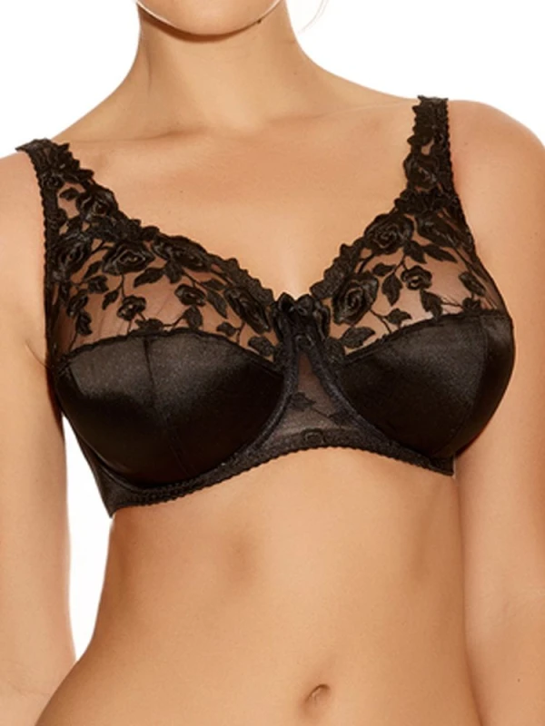 Image of Fantasie Fantasie Belle Full Cup Wired Bra Black - Fantasie - Size: 34J Black Female 34J QX92533