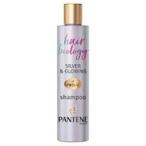 image of Pantene Hair Biology Silver Glowing Purple Shampoo 250ml