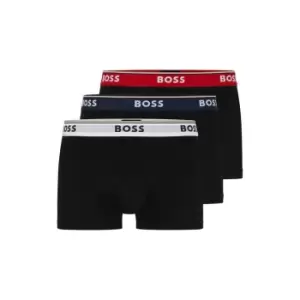 Image of Boss Bodywear 3 Pack Power Trunks - Blk/Blk/Blk973