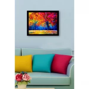 Image of SC0835 Multicolor Decorative Framed MDF Painting