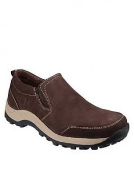 Image of Cotswold Sheepscombe Slip-on Shoes, Brown, Size 9, Men