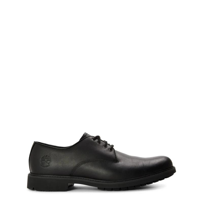 Image of Timberland Mens WP Derby Waterproof Lace Up Shoes Black male 7.5 (41.5)