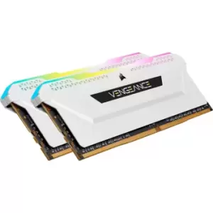 Image of Corsair Vengeance PRO SL 32GB (2 X 16GB) DDR4 DRAM 3600MHZ Memory Kit White - CMH32GX4M2D3600C18W