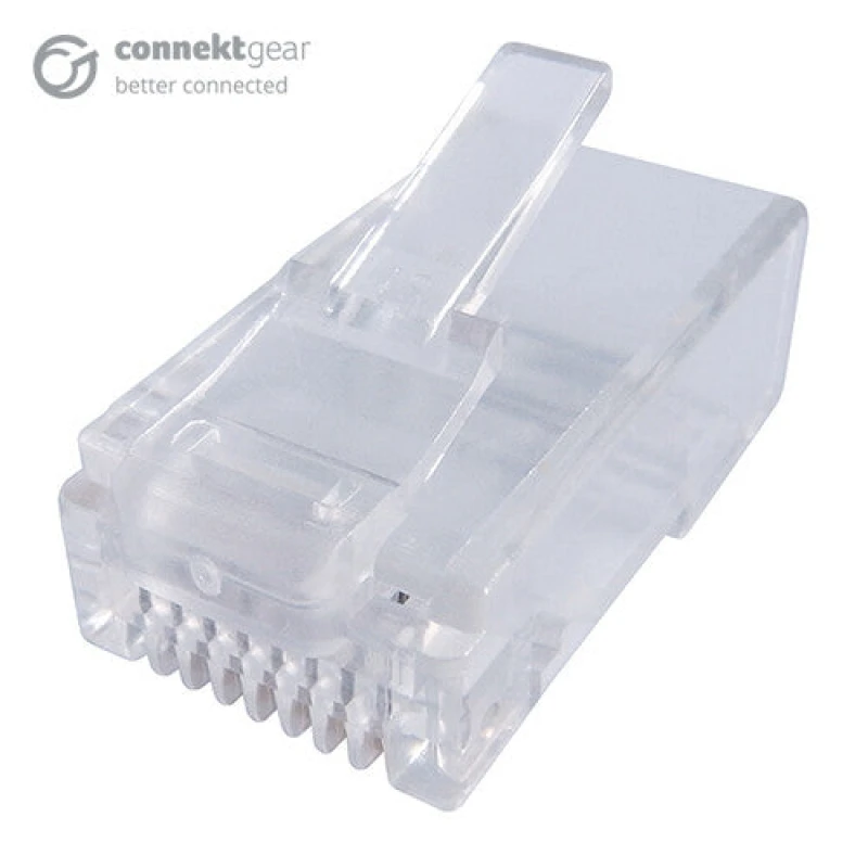 Image of connektgear RJ45 CAT6 Crimp End Plugs - Pack of 10