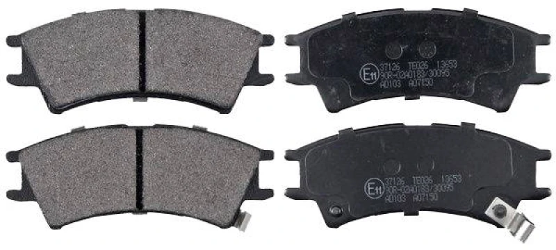 Image of A.B.S. 37126 Brake pad set with acoustic wear warning Brake Pad Set,disc brake (402)