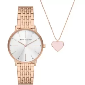 Image of Ladies Armani Exchange Stainless Steel