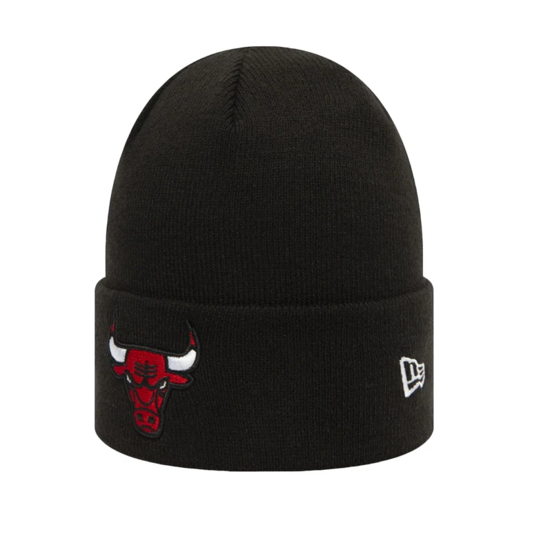 Image of New Era Chicago Bulls Essentials Knit Beanie Adults - Black Mens