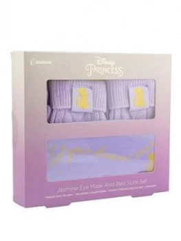Image of Disney Jasmine Eye Mask And Bed Sock Set