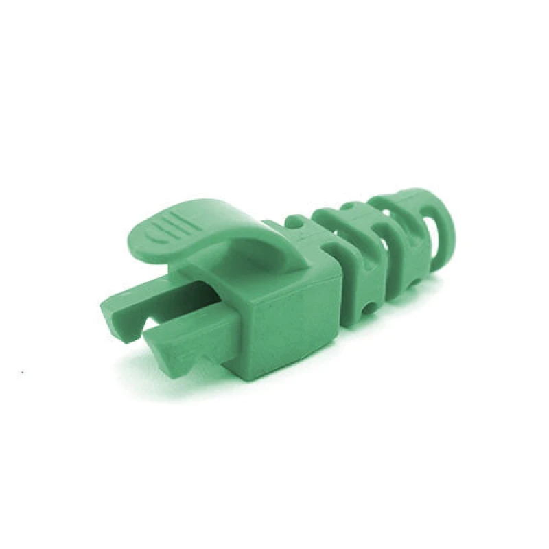 Image of Cablenet Cablenet RJ45 Snagless Strain Relief Flush Boot Green 6.5mm 22-2062