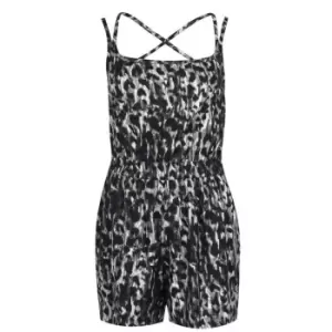 image of Golddigga Print Playsuit Ladies - Multi