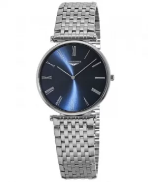 Longines La Grande Classique Quartz Blue Dial Stainless Steel Mens Watch L4.766.4.94.6 L4.766.4.94.6