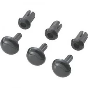 Image of Expanding rivet Hole 4mm Black KSS SRR 465K