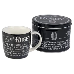 Image of Ultimate Gift for Man Mug in a Tin Rugby