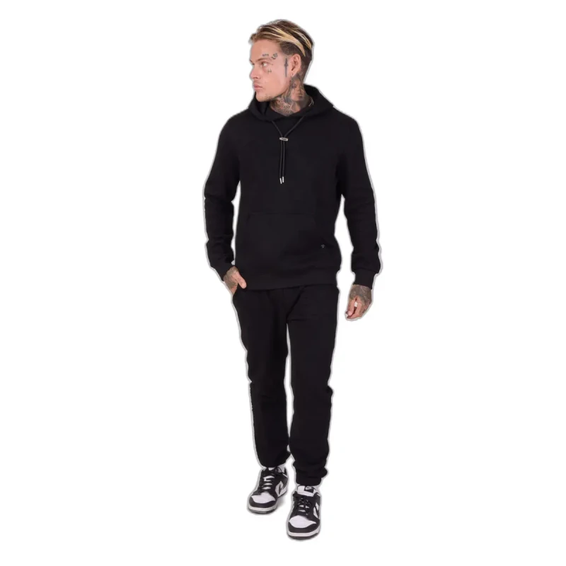 Image of Project X Paris Sweatshirt hooded embossed logo Project X Paris Noir Male S
