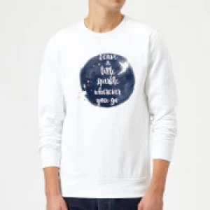 Image of Disney Leave A Little Sparkle Sweatshirt - White - S