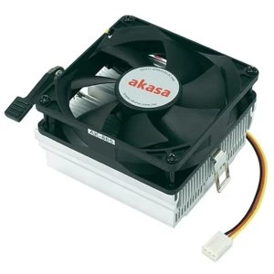 image of Akasa AK-865 AMD Socket 80mm 2300RPM Black Fan CPU Cooler