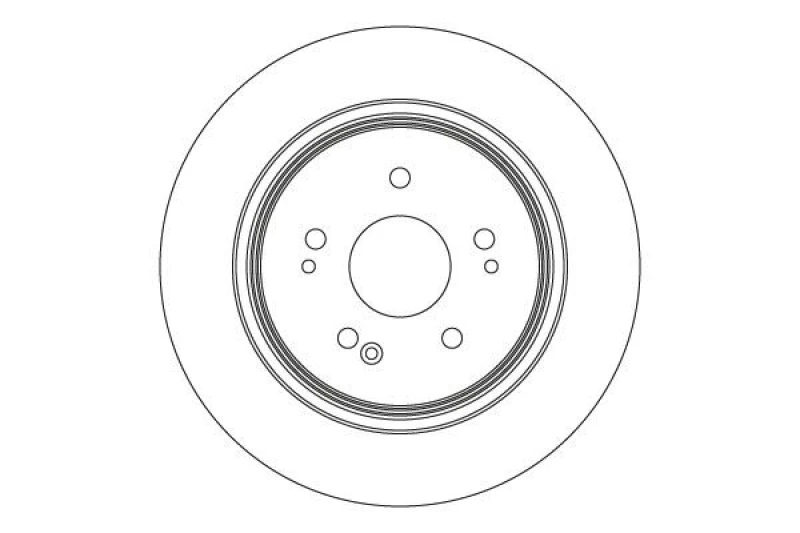 Image of Brake disc TRW DF6730