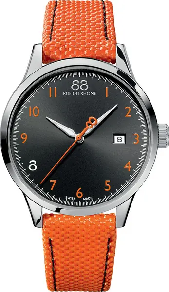 image of 88 Rue Du Rhone Watch Rive 41mm Mens - Black RDR-053