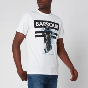 Image of Barbour International Mens Heritage T-Shirt - White - L
